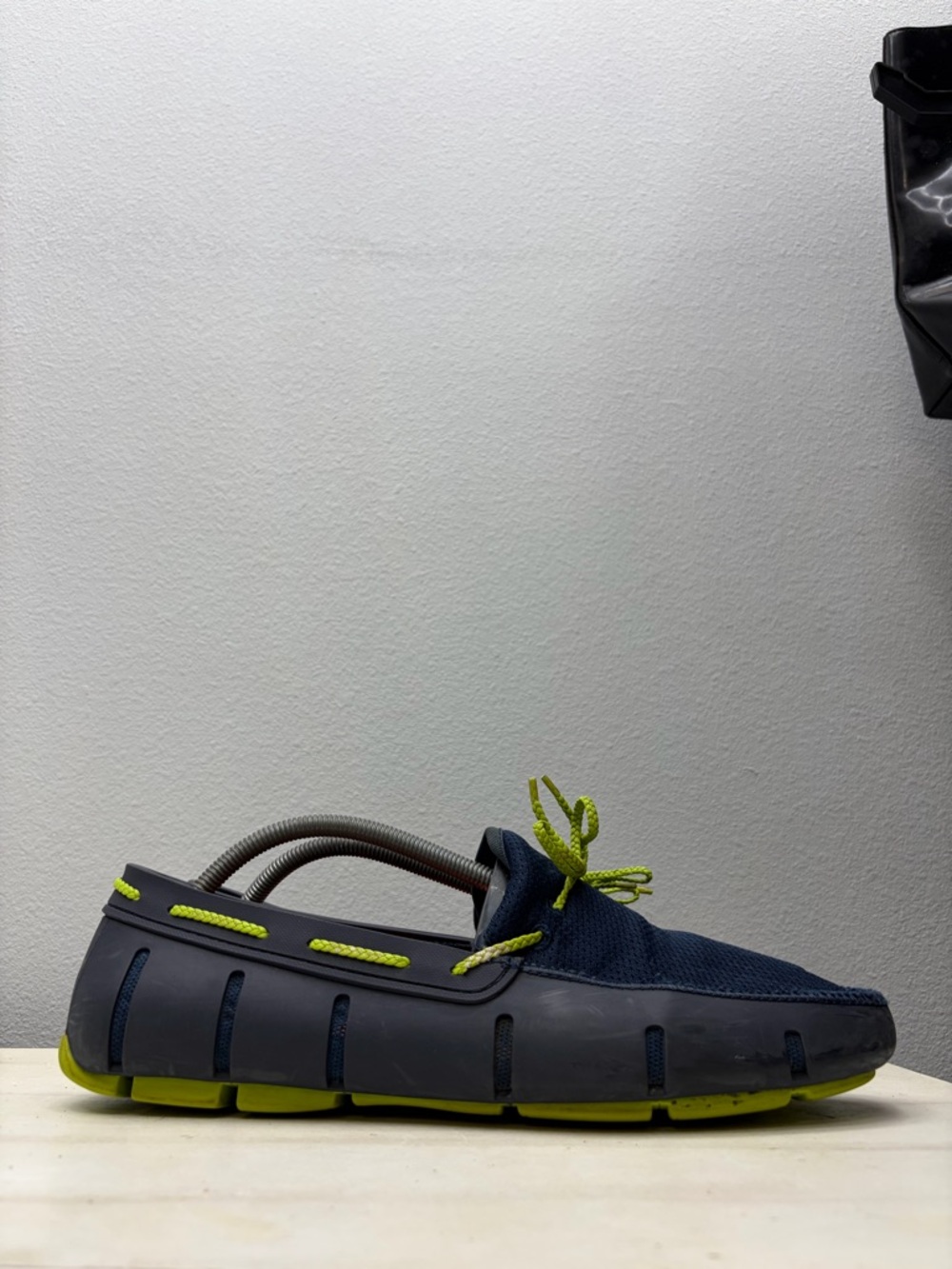 Swims Men’s Blue Rubber Braided Lace Loafers Size 10 - Picture 3 of 8